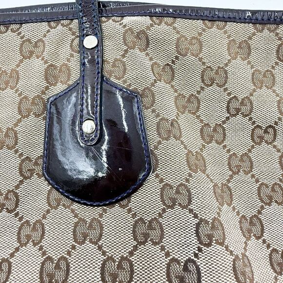 Gucci GG Jolie Monogram Brown Canvas Tote Shoulder Bag - Picture 15 of 15